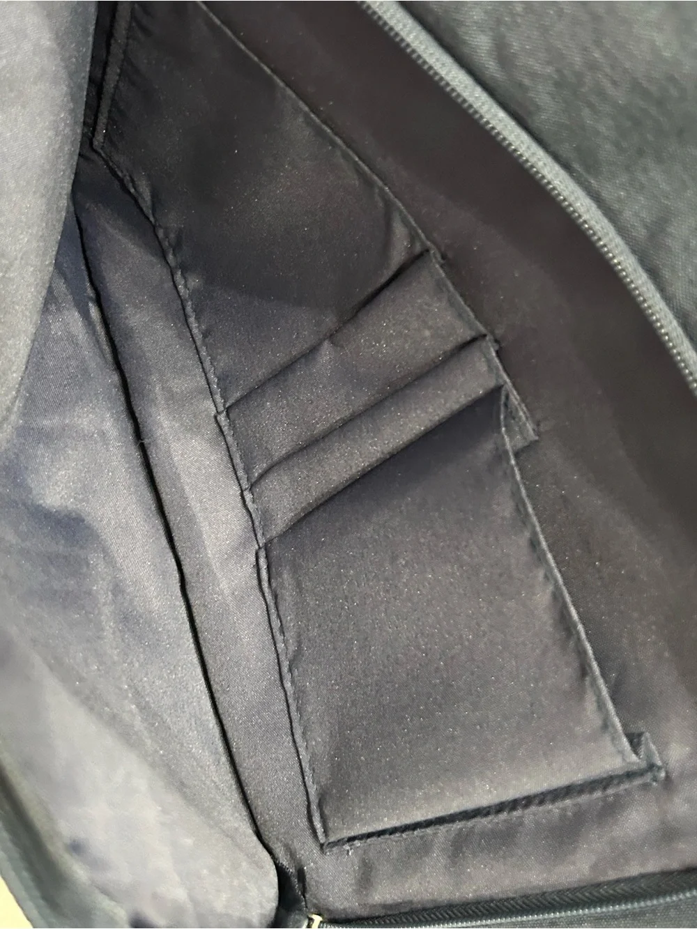 Navy Laptop Sleeve with Front Pocket